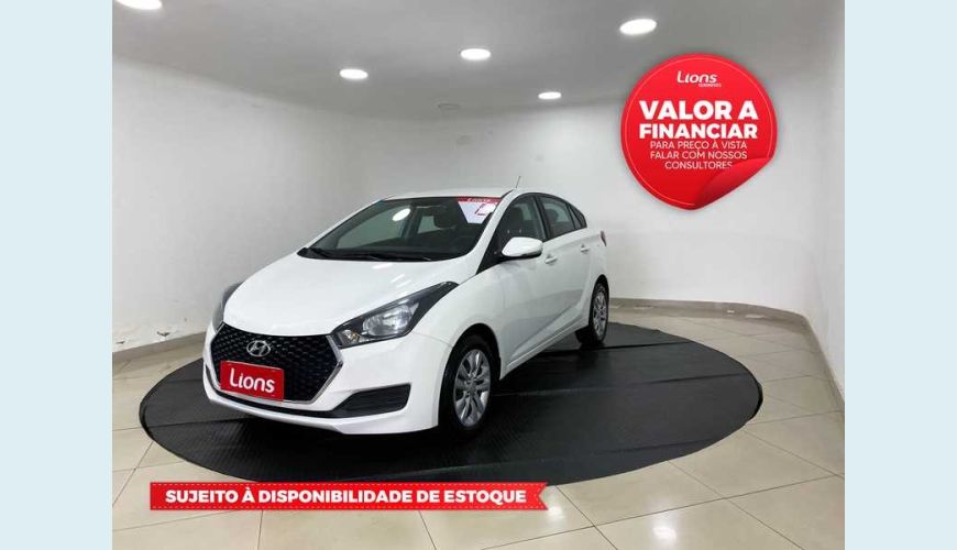 HYUNDAI HB 20S 1.0 UNIQUE (FLEX) - BRANCO - 2019 Foto 1 (Grande)