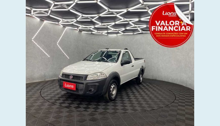 FIAT STRADA HARD WORKING 1.4 FLEX CS - BRANCO - 2020 Foto 1 (Grande)