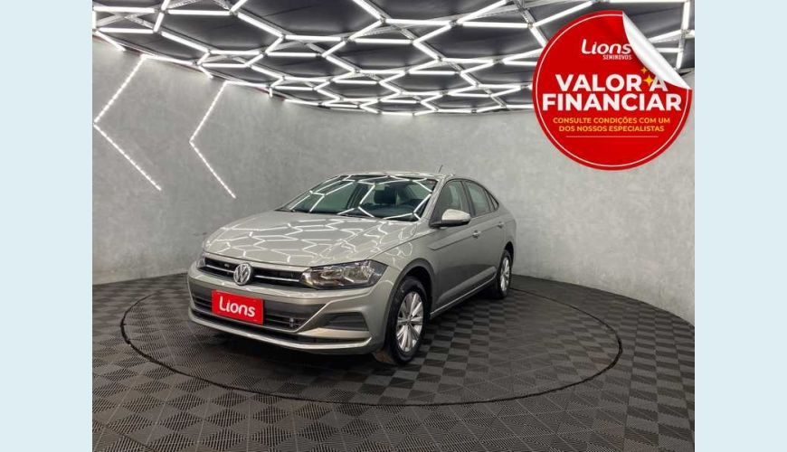 VOLKSWAGEN VIRTUS 1.6 MSI 16V (FLEX) - PRATA - 2021 Foto 1 (Grande)