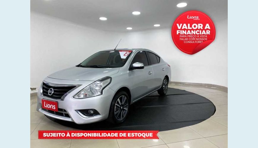 NISSAN VERSA 1.6 16V SV FLEXSTART CVT FLEX - PRATA - 2018 Foto 1 (Grande)