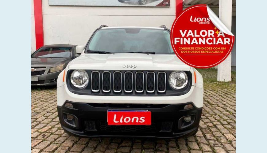 JEEP RENEGADE LONGITUDE 1.8 4X2 AUT. FLEX - BRANCO - 2016 Foto 1 (Grande)