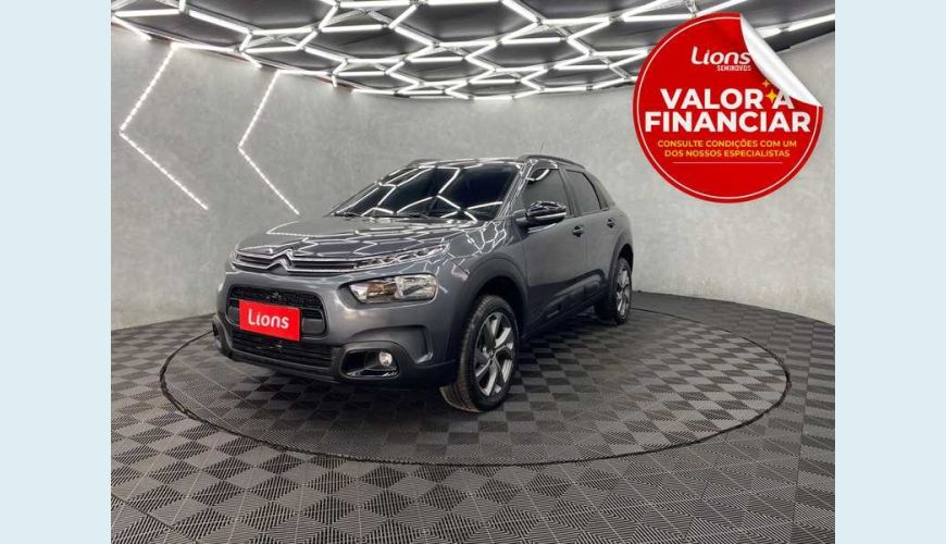 CITROËN C4 CACTUS 1.6 FEEL PACK (AUT) (FLEX) - CINZA - 2022 Foto 1 (Grande)
