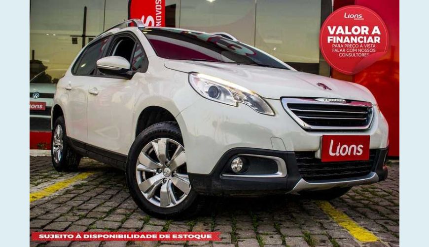 PEUGEOT 2008 ALLURE 1.6 16V FLEX - BRANCO - 2016 Foto 1 (Grande)