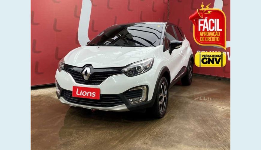 RENAULT CAPTUR INTENSE 1.6 16V SCE CVT (FLEX) - BRANCO - 2019 Foto 1 (Grande)