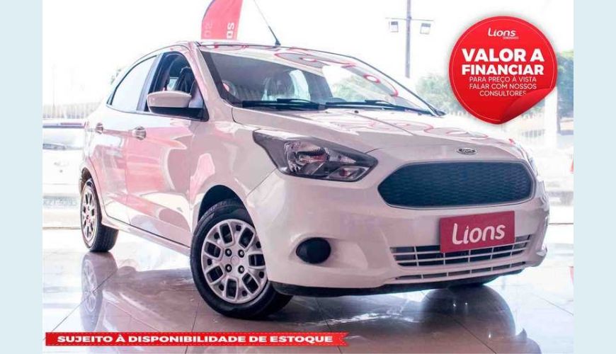 FORD KA 1.0 SE PLUS FLEX - BRANCO - 2018 Foto 1 (Grande)