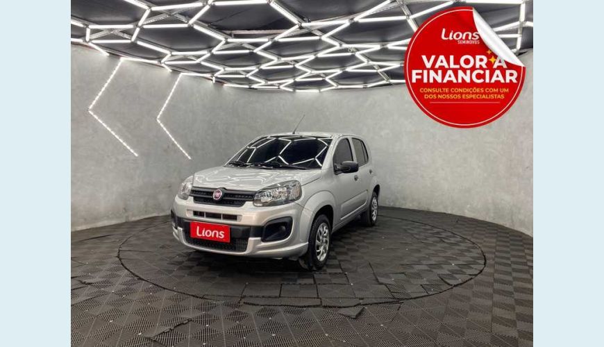 FIAT UNO ATTRACTIVE 1.0 - PRATA - 2021 Foto 1 (Grande)