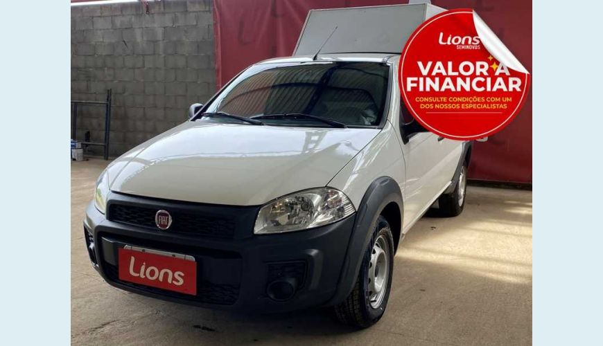 FIAT STRADA HARD WORKING 1.4 FLEX CS - BRANCO - 2020 Foto 1 (Grande)