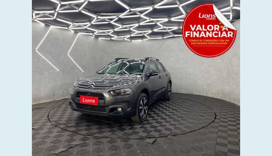 CITROËN C4 CACTUS 1.6 FEEL PACK AUT. FLEX - CINZA - 2023 Foto 1 (Grande)