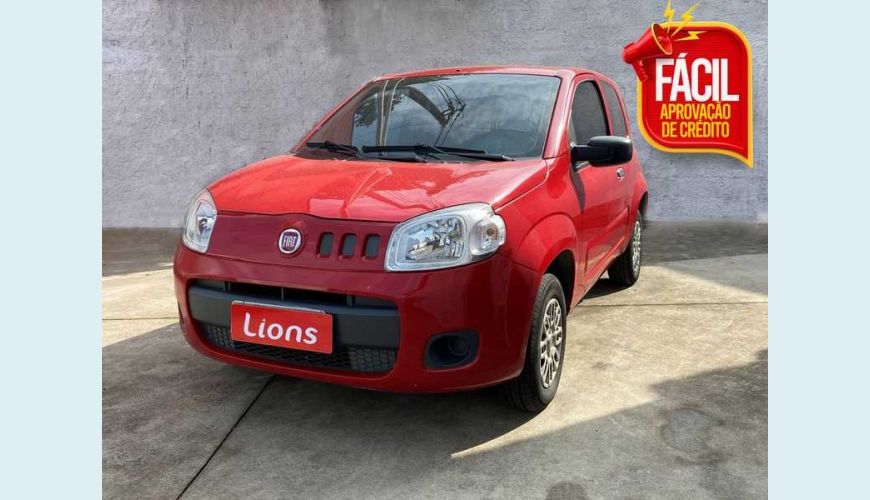 FIAT UNO VIVACE 1.0 8V FLEX 2P - VERMELHO - 2014 Foto 1 (Grande)