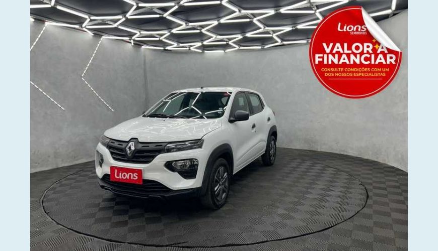 RENAULT KWID ZEN 1.0 12V SCE (FLEX) - BRANCO - 2023 Foto 1 (Grande)