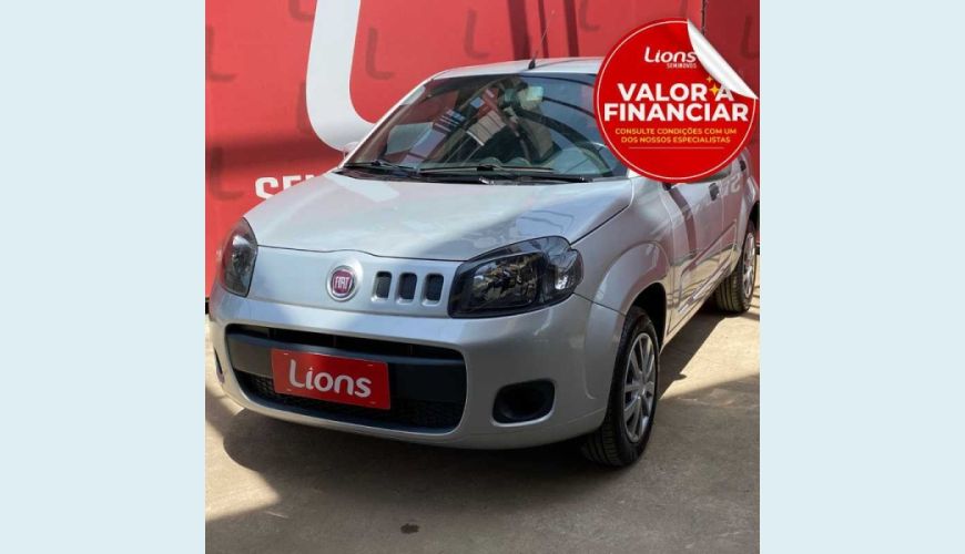 FIAT UNO VIVACE 1.0 8V FLEX 2P - PRATA - 2016 Foto 1 (Grande)