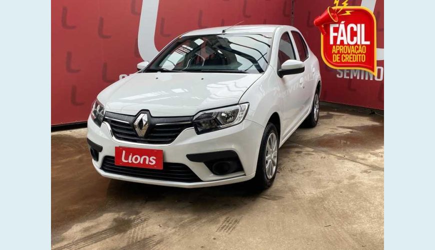 RENAULT LOGAN LIFE 1.0 12V SCE FLEX - BRANCO - 2021 Foto 1 (Grande)