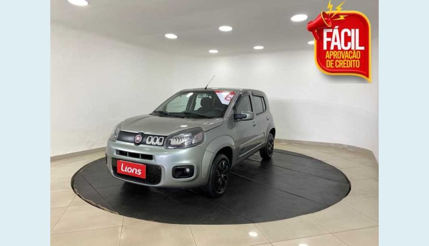 FIAT UNO ATTRACTIVE 1.0 (FLEX) 4P - CINZA - 2016 Foto 1 (Grande)