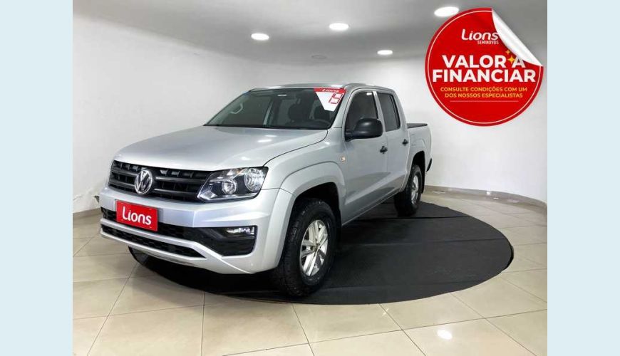 VOLKSWAGEN AMAROK 2.0 SE 4X4 TDI (CD) - PRATA - 2019 Foto 1 (Grande)