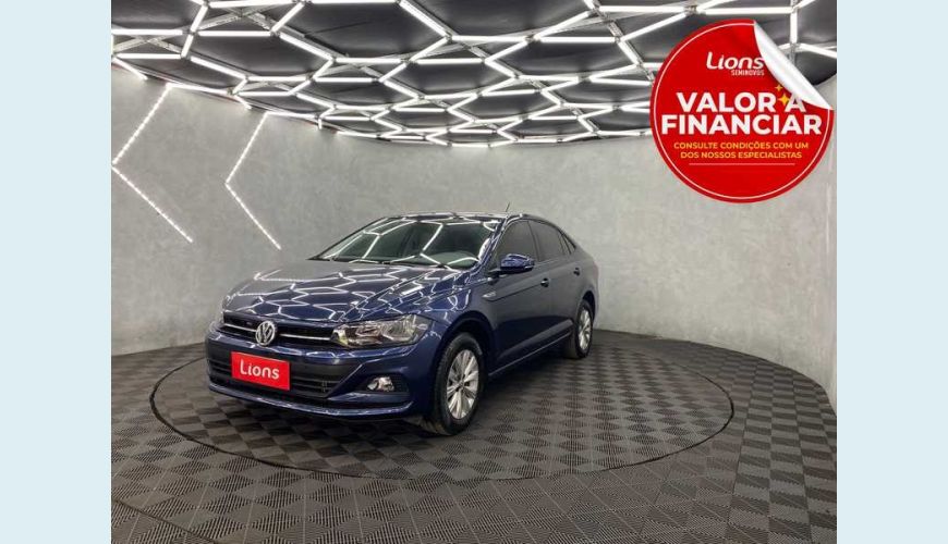 VOLKSWAGEN VIRTUS 1.0 200 TSI COMFORTLINE (FLEX) (AUT) - AZUL - 2020 Foto 1 (Grande)