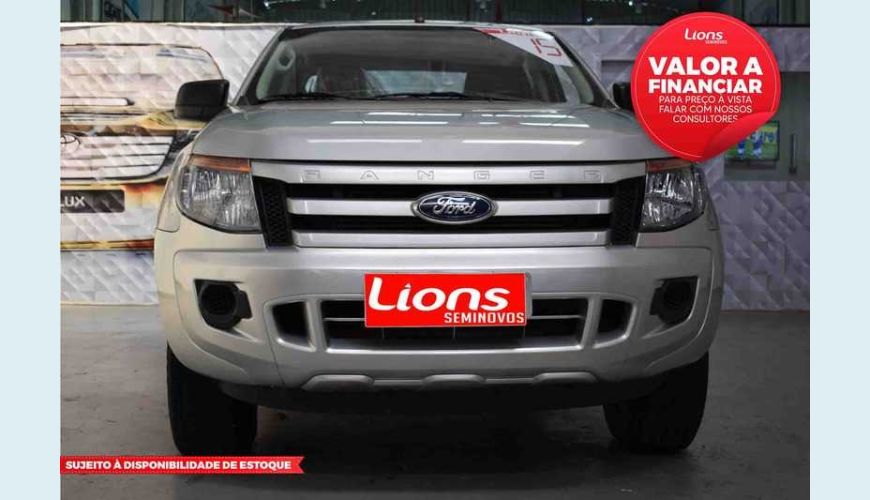 FORD RANGER CD RANGER 2.2 TD 4WD XL CD - PRATA - 2015 Foto 1 (Grande)