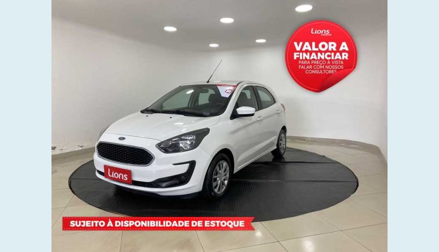 FORD KA 1.0 SE (FLEX) - BRANCO - 2019 Foto 1 (Grande)