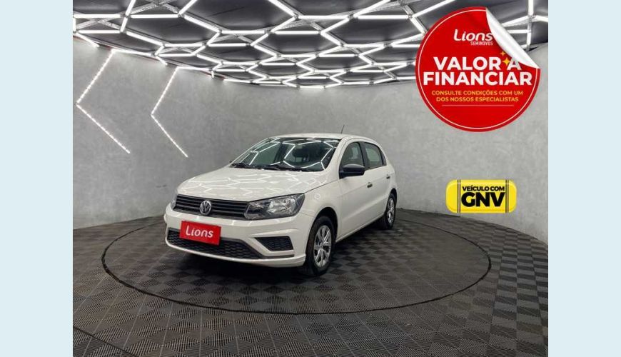 VOLKSWAGEN GOL 1.0 12V (FLEX) - BRANCO - 2020 Foto 1 (Grande)