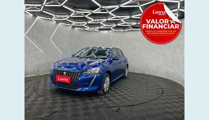 PEUGEOT 208 ACTIVE 1.6 FLEX 16V 5P AUT. - AZUL - 2022 Foto 1 (Grande)