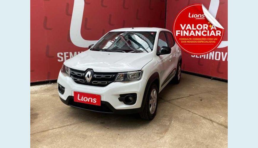 RENAULT KWID INTENSE 1.0 12V SCE FLEX - BRANCO - 2018 Foto 1 (Grande)