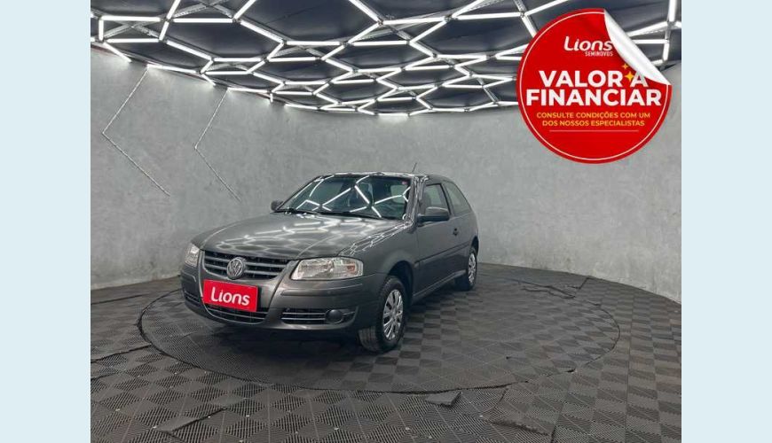 VOLKSWAGEN GOL NOVO 1.0 TEC (FLEX) 2P - CINZA - 2013 Foto 1 (Grande)