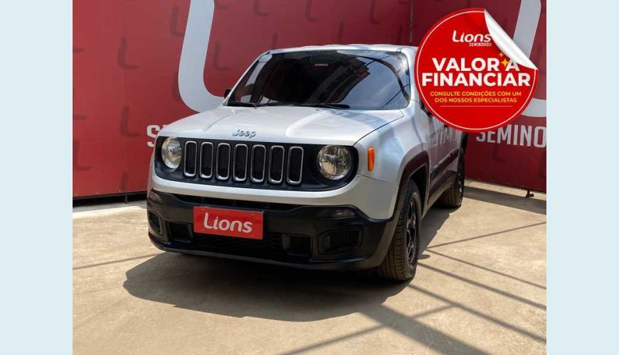 JEEP RENEGADE SPORT 1.8 4X2 FLEX - PRATA - 2016 Foto 1 (Grande)