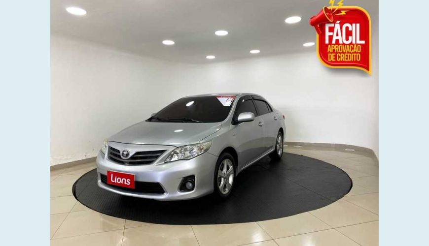 TOYOTA COROLLA SEDAN 1.8 DUAL VVT-I GLI FLEX - PRATA - 2013 Foto 1 (Grande)