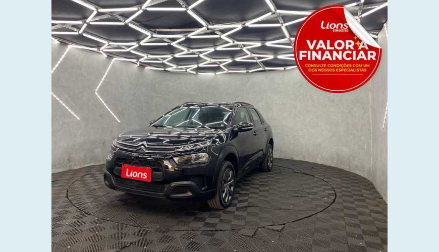 CITROËN C4 CACTUS 1.6 LIVE (FLEX) (AUT) - PRETO - 2022 Foto 1 (Grande)