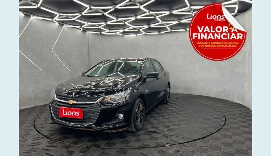 CHEVROLET ONIX PLUS LT 1.0 - PRETO - 2024 Foto 1 (Grande)