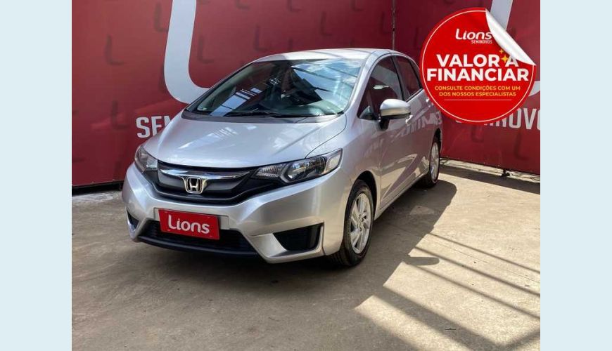 HONDA FIT 1.5 16V LX CVT (FLEX) - PRATA - 2015 Foto 1 (Grande)
