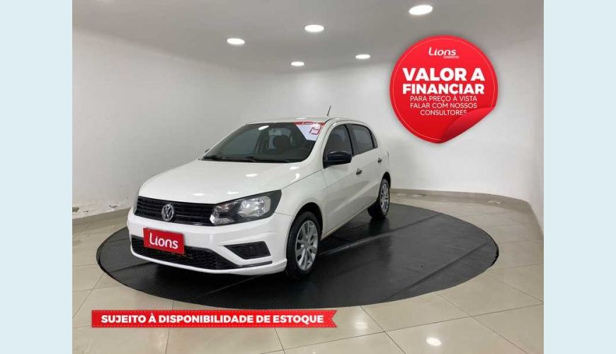 VOLKSWAGEN GOL 1.6 MSI (FLEX) - BRANCO - 2019 Foto 1 (Grande)