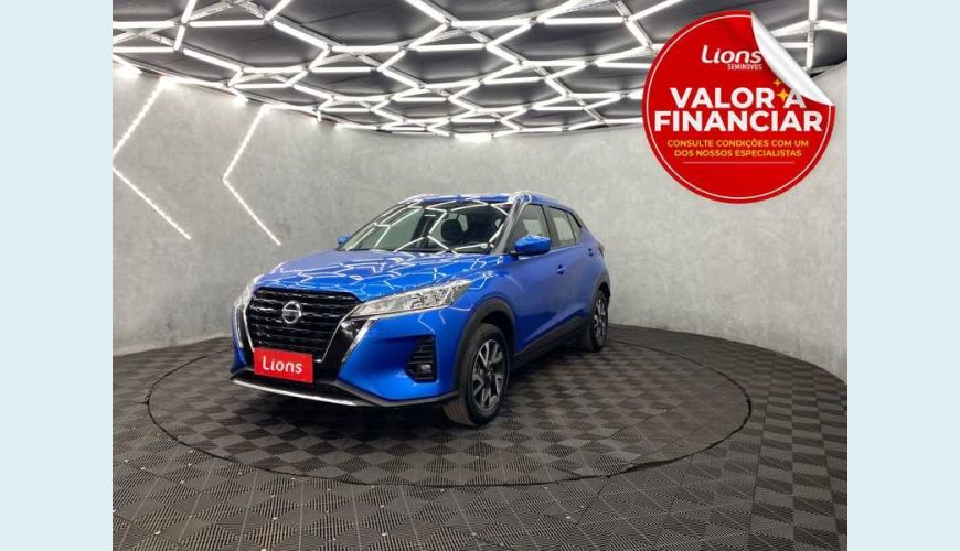 NISSAN KICKS SENSE 1.6 (FLEX) (AUT) - AZUL - 2022 Foto 1 (Grande)