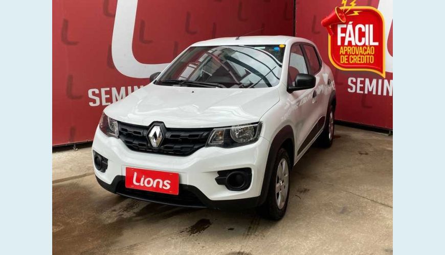 RENAULT KWID ZEN 1.0 12V SCE (FLEX) - BRANCO - 2019 Foto 1 (Grande)