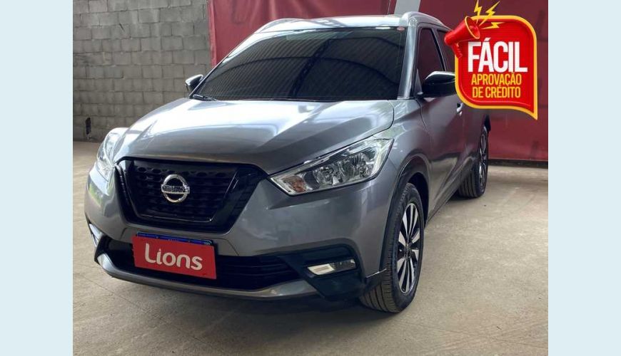 NISSAN KICKS 1.6 S (FLEX) - CINZA - 2018 Foto 1 (Grande)