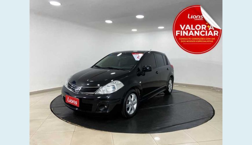 NISSAN TIIDA SL 1.8 (FLEX) (AUT) - PRETO - 2012 Foto 1 (Grande)