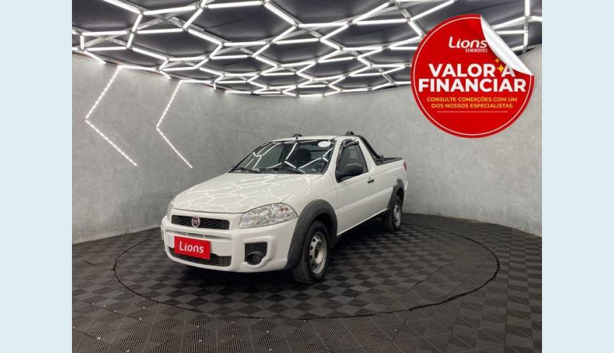 FIAT STRADA HARD WORKING 1.4 FLEX CS - BRANCO - 2020 Foto 1 (Grande)