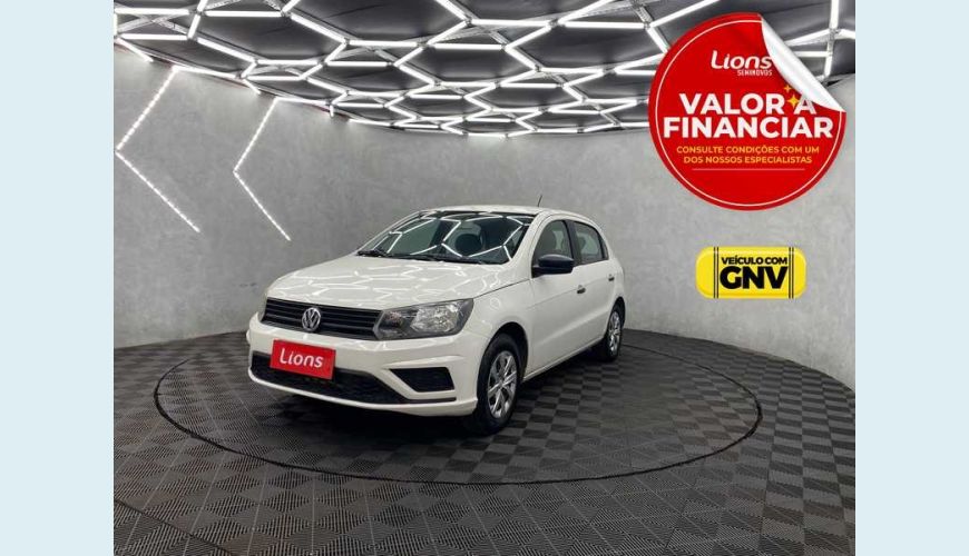 VOLKSWAGEN GOL 1.0 12V (FLEX) - BRANCO - 2020 Foto 1 (Grande)
