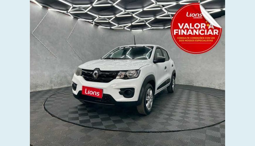 RENAULT KWID ZEN 1.0 12V SCE (FLEX) - BRANCO - 2021 Foto 1 (Grande)