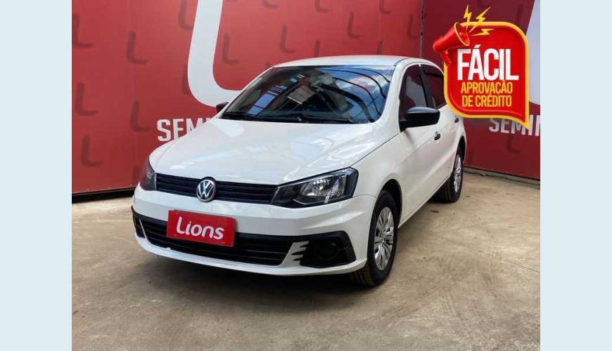 VOLKSWAGEN GOL 1.0 MPI TRENDLINE 12V 5P (FLEX) - BRANCO - 2017 Foto 1 (Grande)