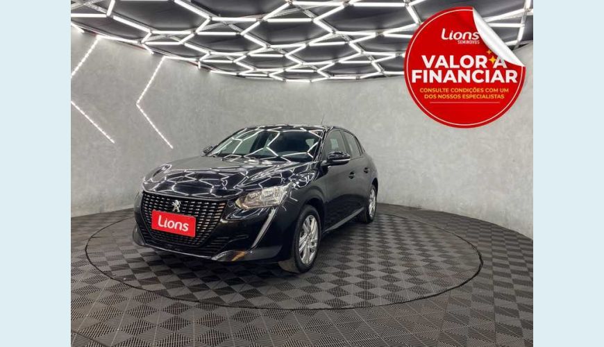 PEUGEOT 208 ACTIVE PACK 1.6 (FLEX) (AUT) - PRETO - 2021 Foto 1 (Grande)