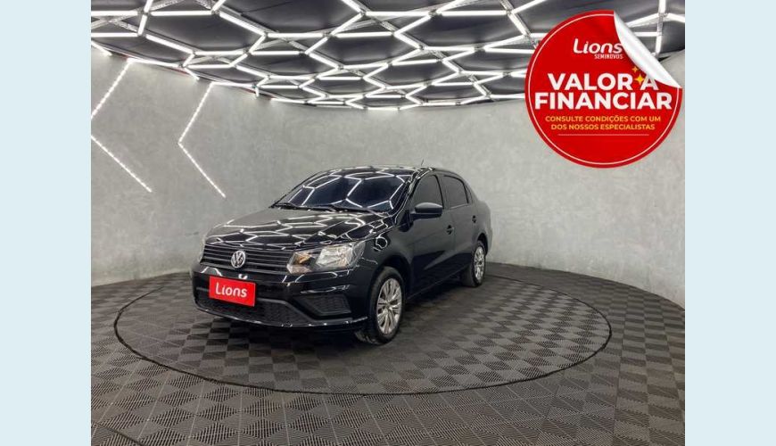 VOLKSWAGEN VOYAGE 1.6 MSI 8V (FLEX) - PRETO - 2021 Foto 1 (Grande)