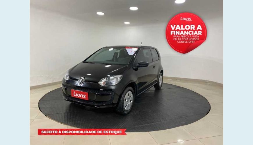 VOLKSWAGEN UP! 1.0 12V E-FLEX CROSS UP! - PRETO - 2017 Foto 1 (Grande)