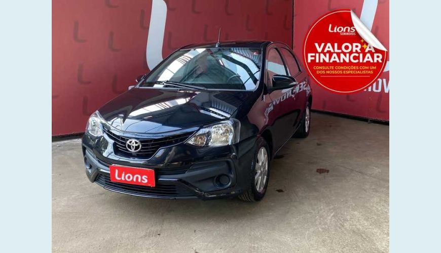 TOYOTA ETIOS SEDAN X PLUS 1.5 AUT. FLEX - PRETO - 2020 Foto 1 (Grande)