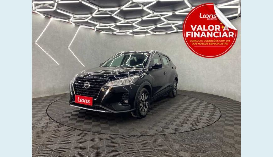 NISSAN KICKS SENSE 1.6 FLEX AUT. - PRETO - 2022 Foto 1 (Grande)