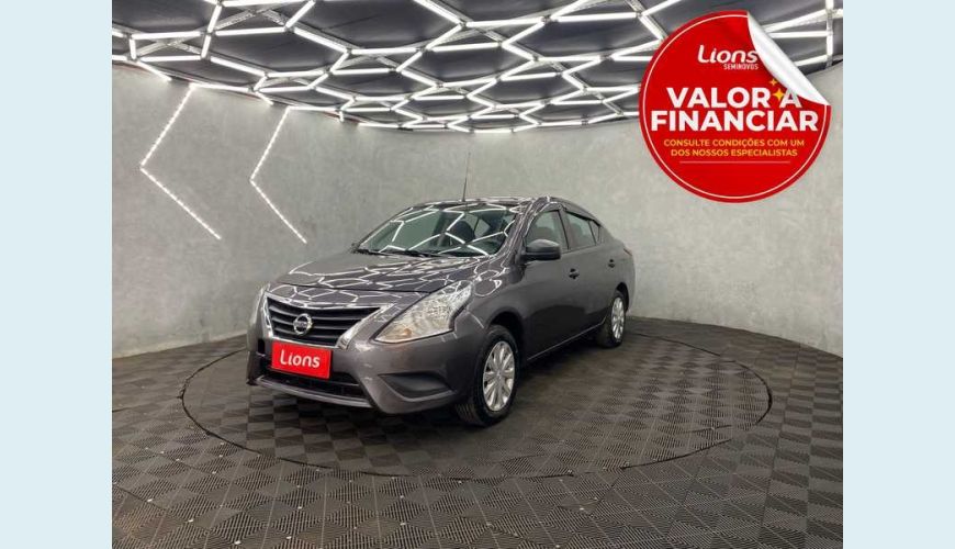 NISSAN VERSA 1.0 12V V-DRIVE (FLEX) - CINZA - 2021 Foto 1 (Grande)
