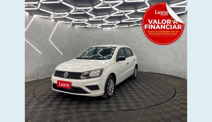 VOLKSWAGEN GOL 1.0 12V (FLEX) - BRANCO - 2021 Foto 1 (Grande)