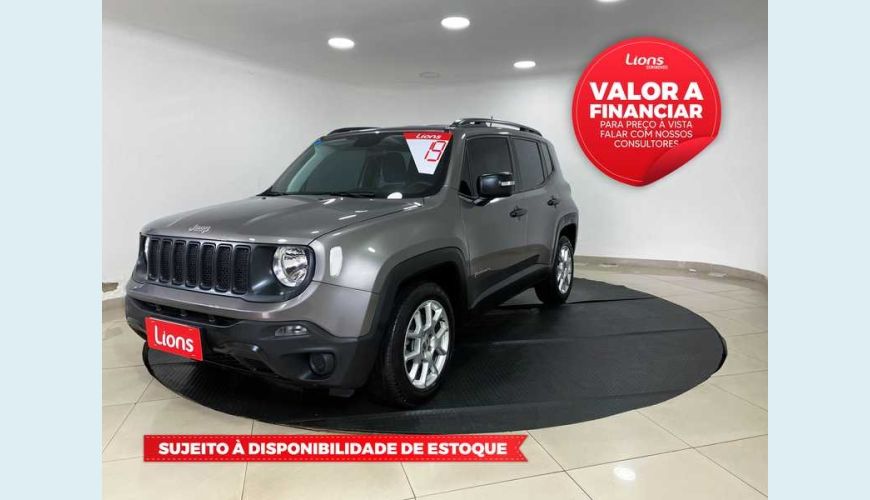 JEEP RENEGADE SPORT 1.8 4X2 AUT. FLEX - CINZA - 2019 Foto 1 (Grande)