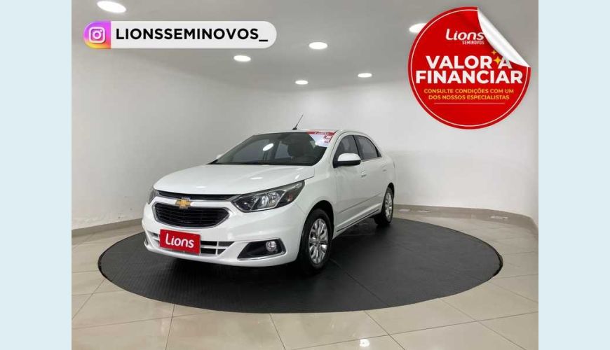 CHEVROLET COBALT ELITE 1.8 8V (AUT) (FLEX) - BRANCO - 2018 Foto 1 (Grande)