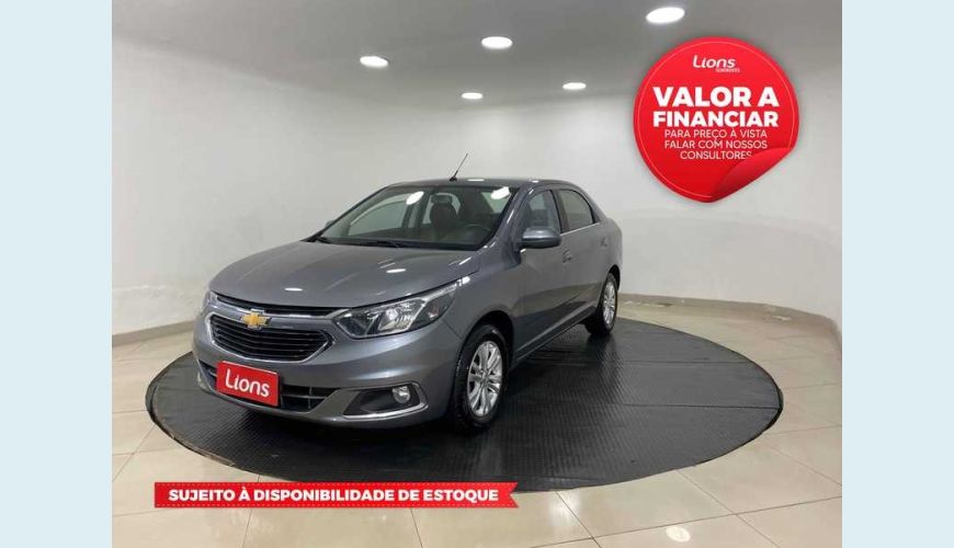 CHEVROLET COBALT LTZ 1.8 8V AUT. FLEX - CINZA - 2018 Foto 1 (Grande)