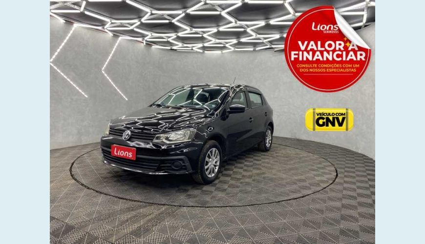 VOLKSWAGEN GOL 1.0 MPI TRENDLINE 12V 5P (FLEX) - PRETO - 2018 Foto 1 (Grande)